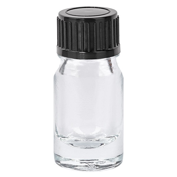 Helder glazen fles 5ml