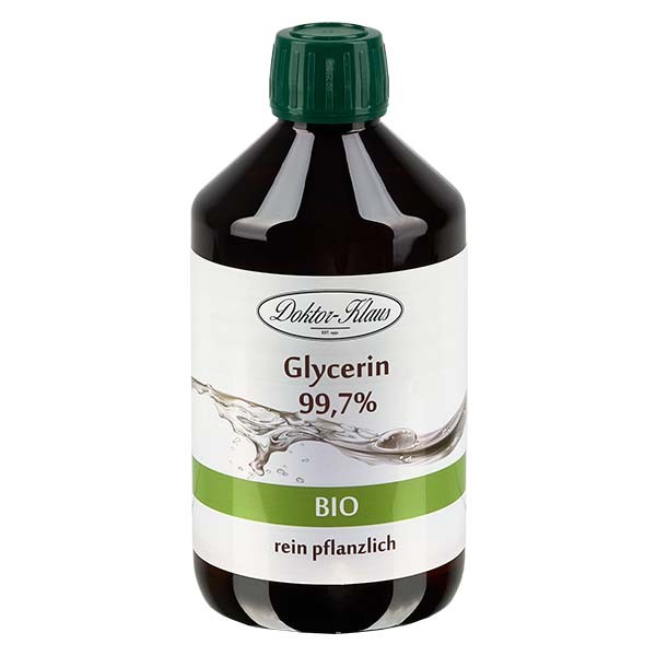 kloof Haarvaten Berg Vesuvius Bio-Glycerin 99.7% in brauner 500ml PET Flasche